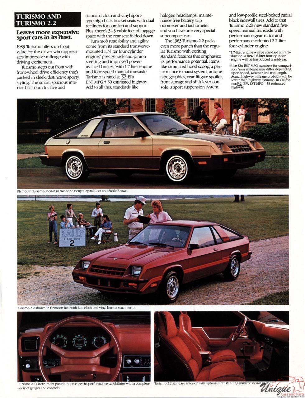 1983 Chrysler-Plymouth Brochure Page 9